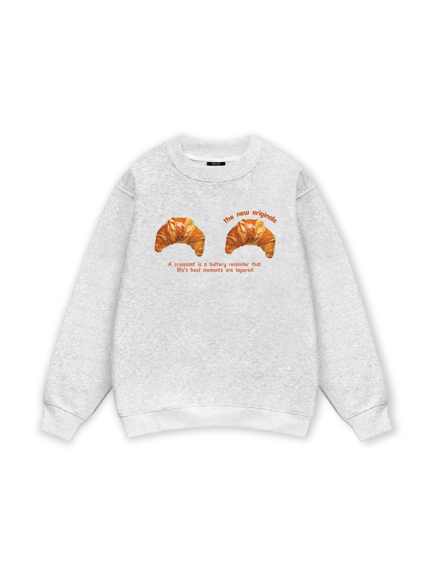 Croissant Quote Sweater