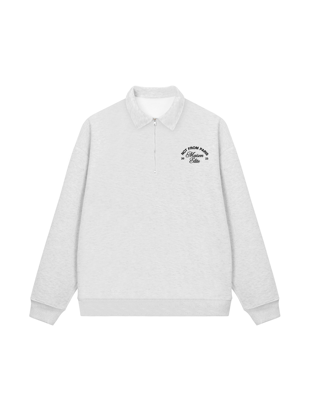 Áo Sweater Polo Nỉ Hai Da Not From Paris