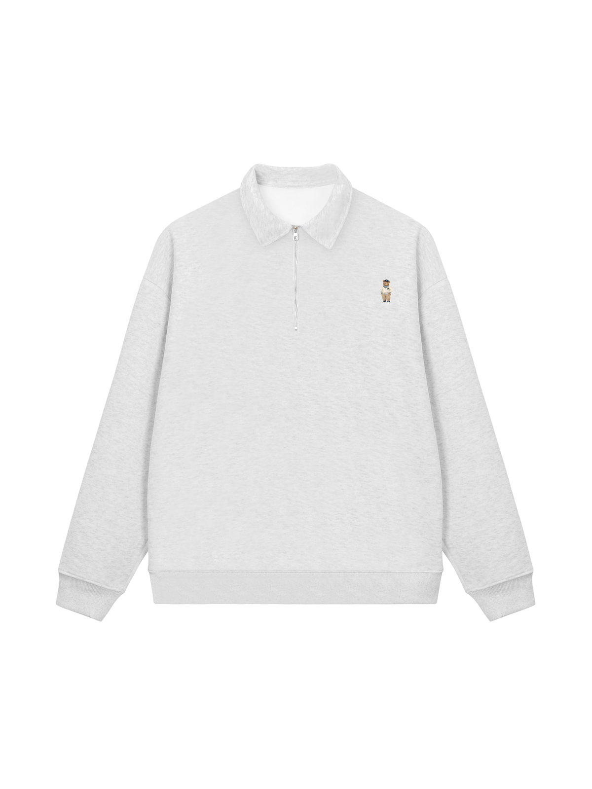 Áo Sweater Polo Nỉ Hai Da Bear