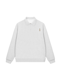 Áo Sweater Polo Nỉ Hai Da Bear