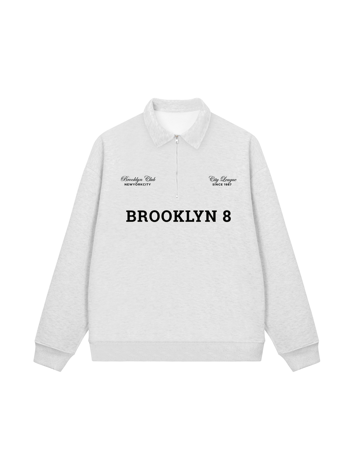 Áo Sweater Polo Nỉ Hai Da Brooklyn 8