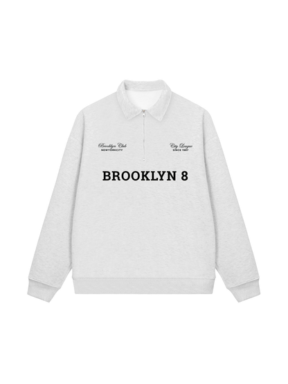 Áo Sweater Polo Nỉ Hai Da Brooklyn 8