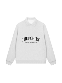 Áo Sweater Polo Nỉ Hai Da The Poetry