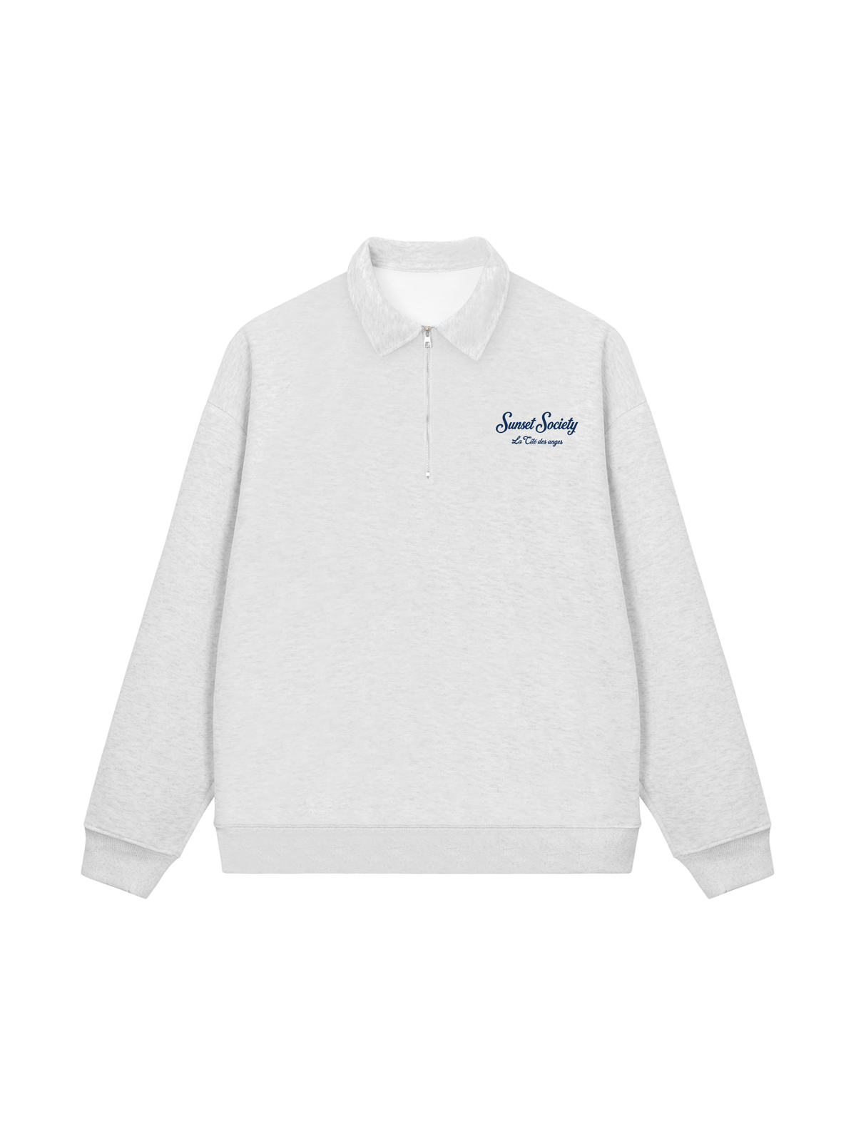 Áo Sweater Polo Nỉ Hai Da Sunset Society