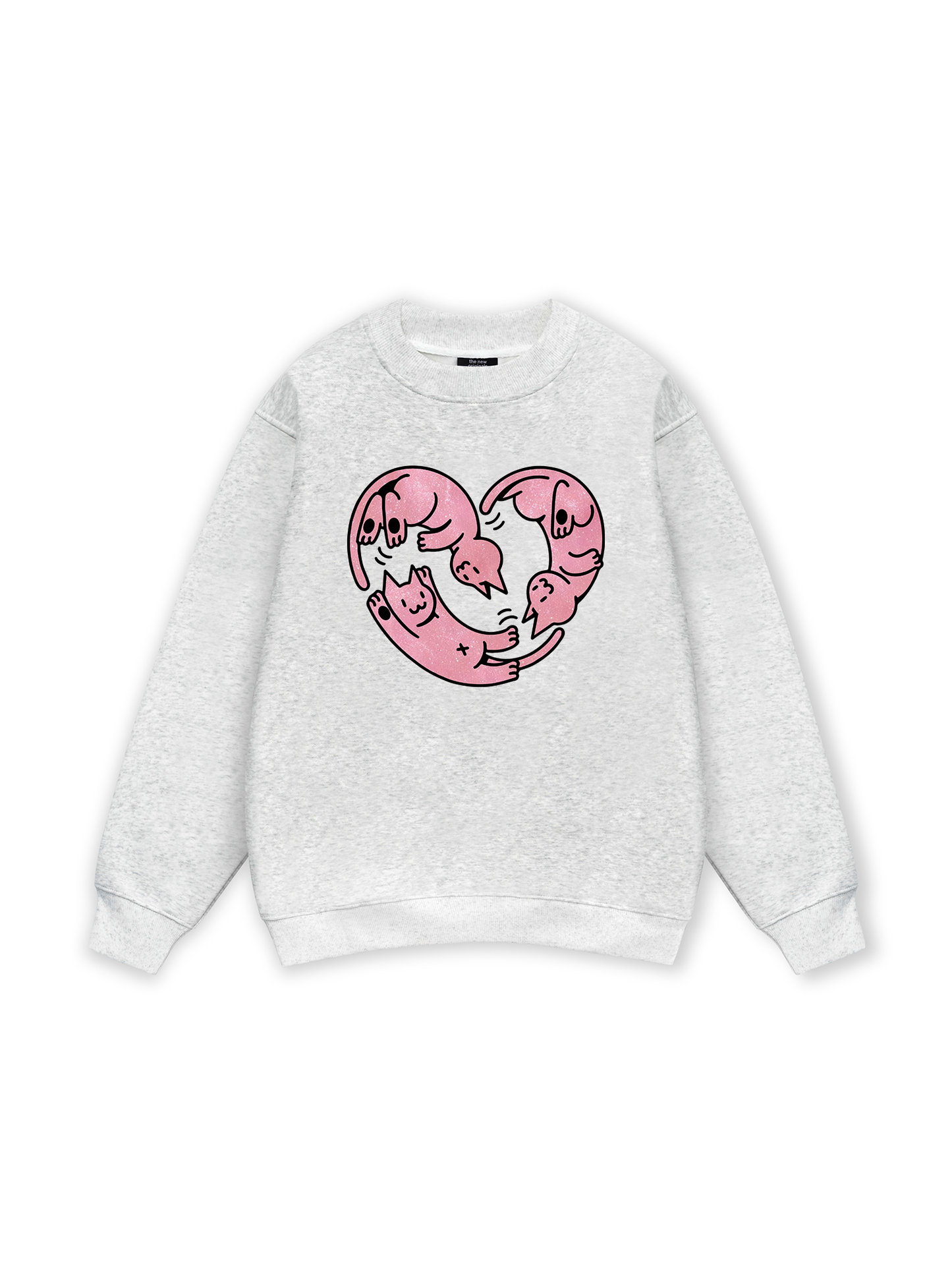 Meow Meow Heart Sweater