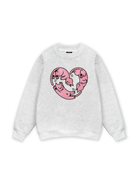 Meow Meow Heart Sweater