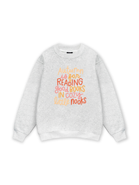 Autumn is For Reading Good Books Sweater