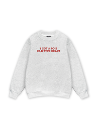 90's Heart Sweater