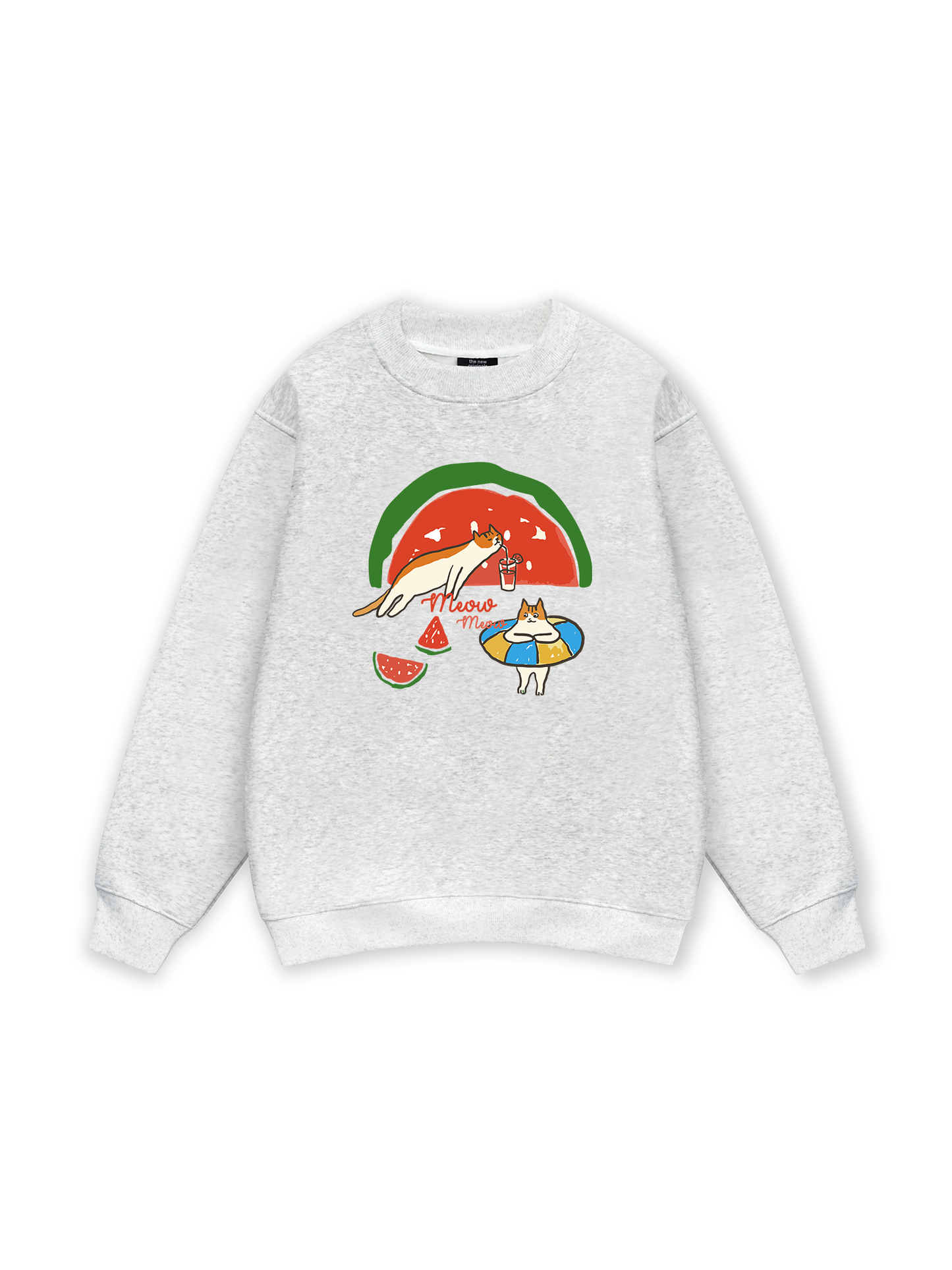 Meow Meow Watermelon Sweater