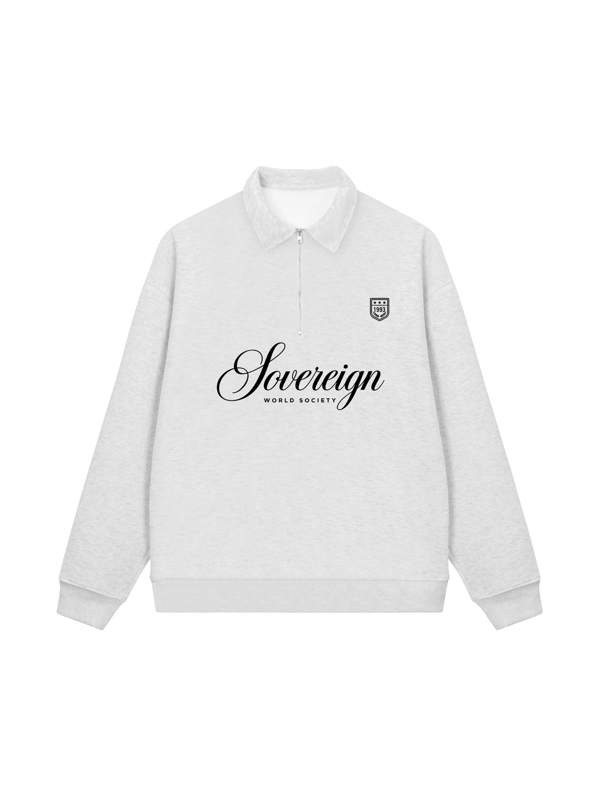 Áo Sweater Polo Nỉ Hai Da Sovereign