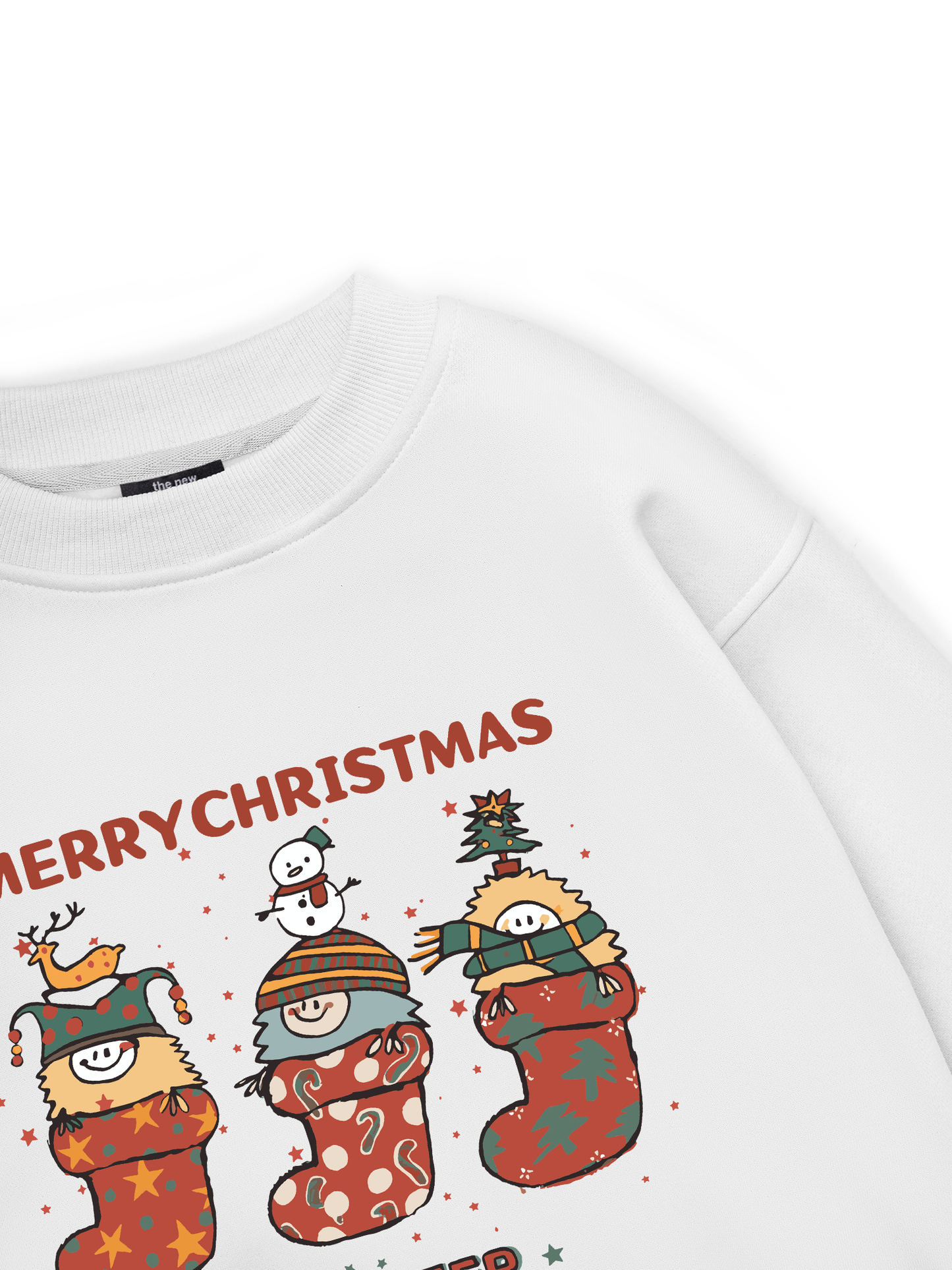 Winter Christmas Socks Sweater