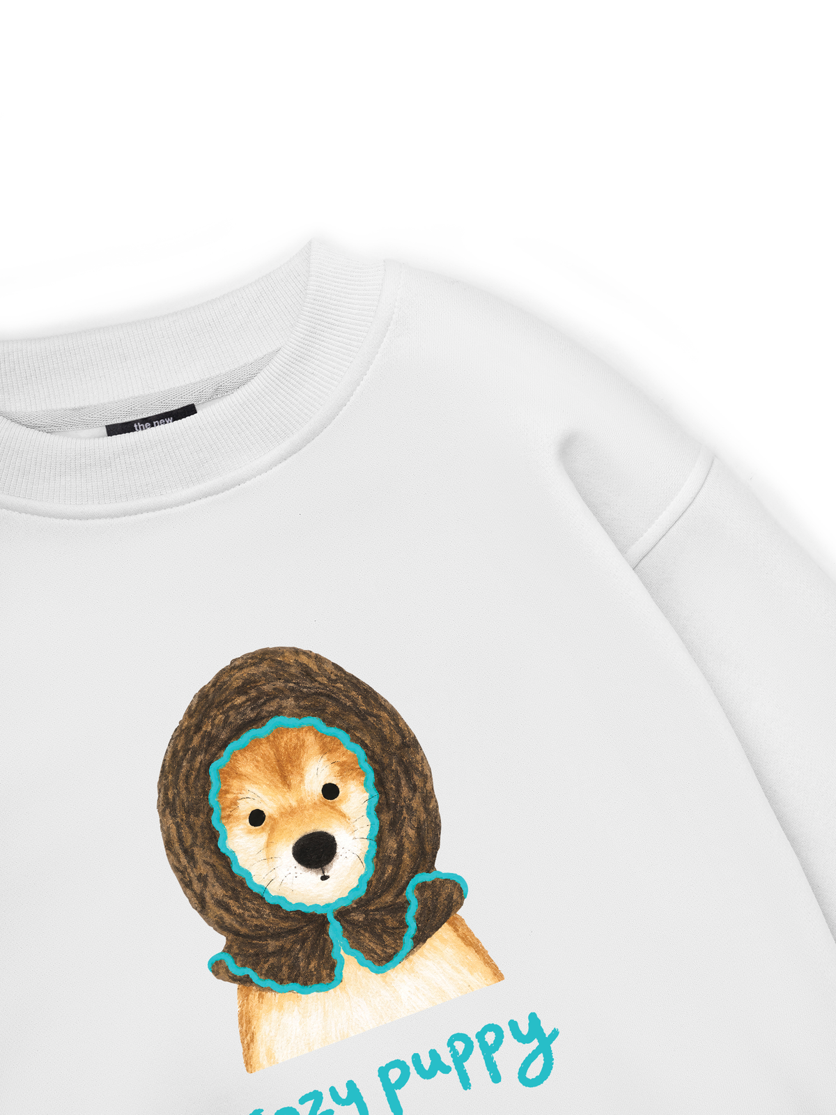 Blue Tiffany Cozy Puppy Sweater