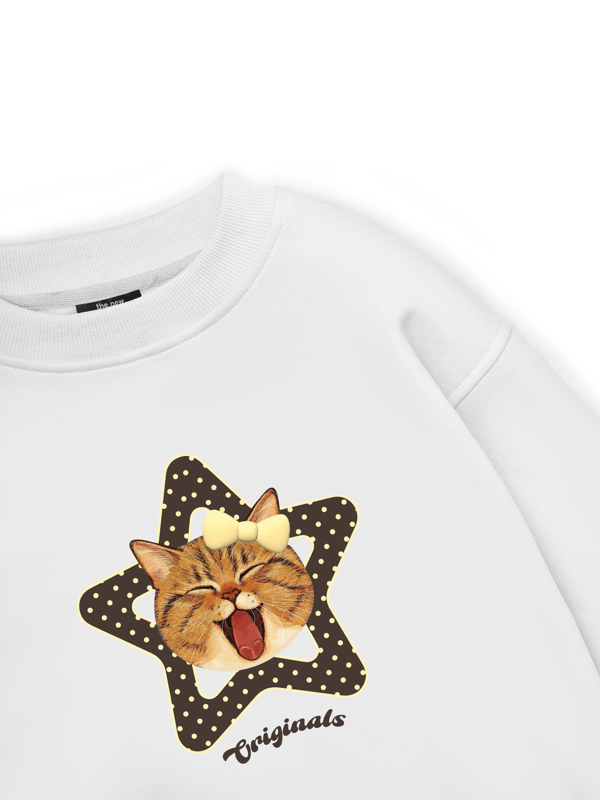 Cutie Girrl Star Meow Sweater