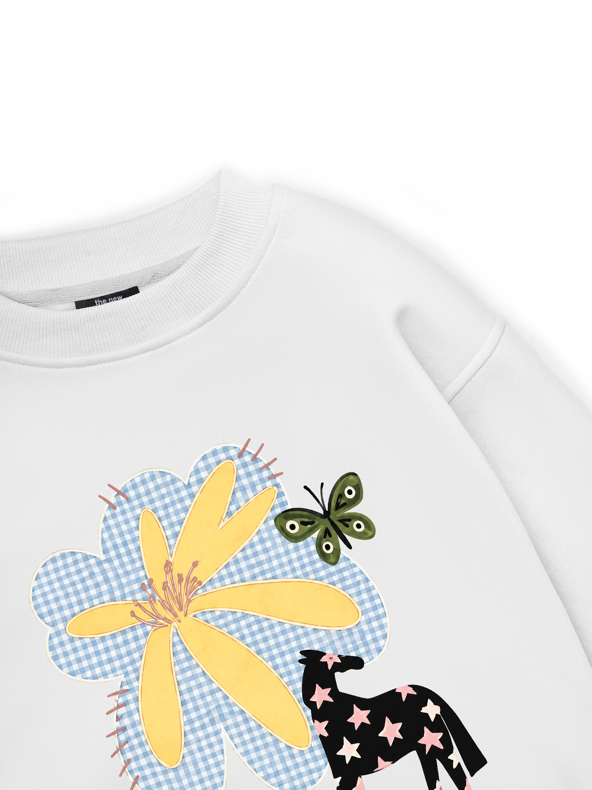 Flower With Horse Sweater