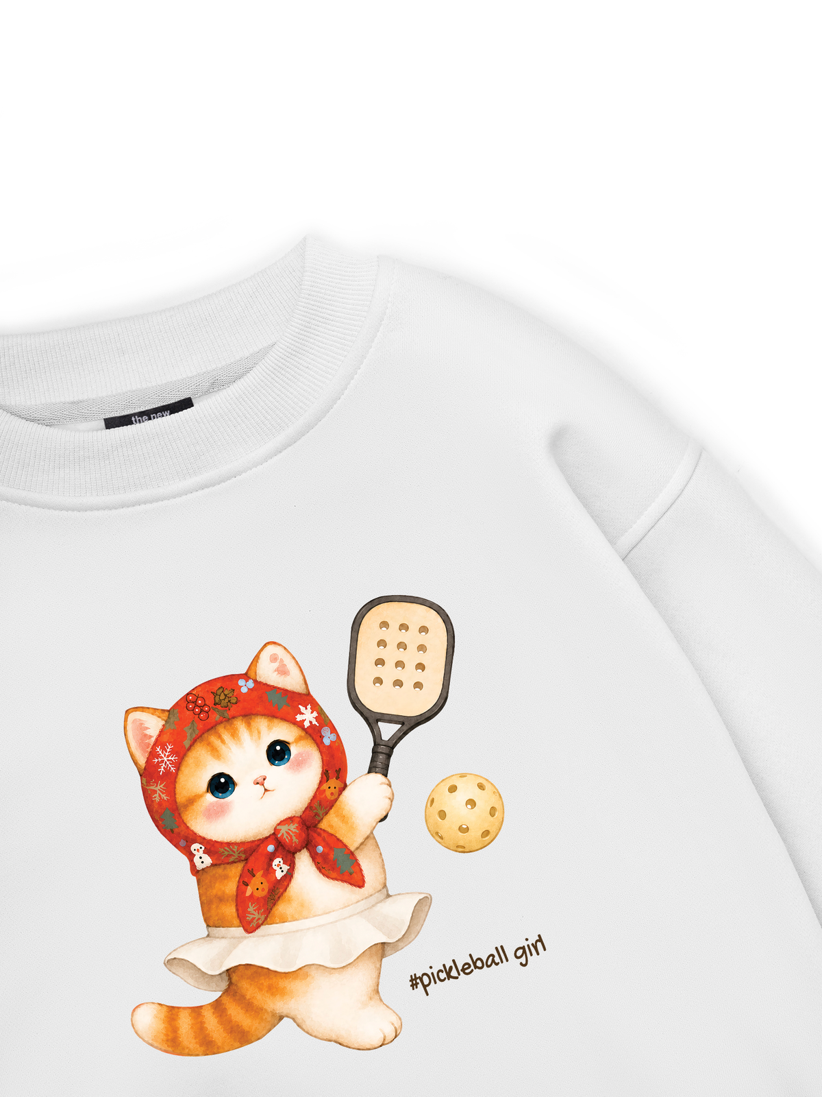 Pickleball Girl Meow Sweater