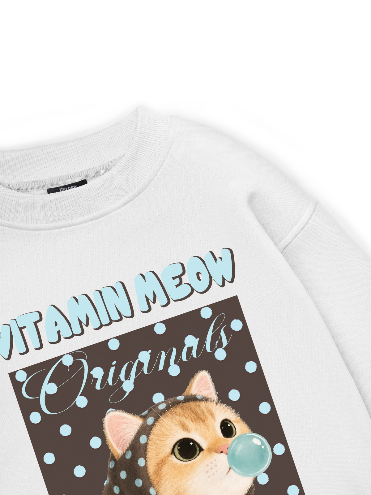 Vitamin Meow Blue Tiffany Sweater