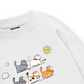 Cute Cat Go Outside Sweater