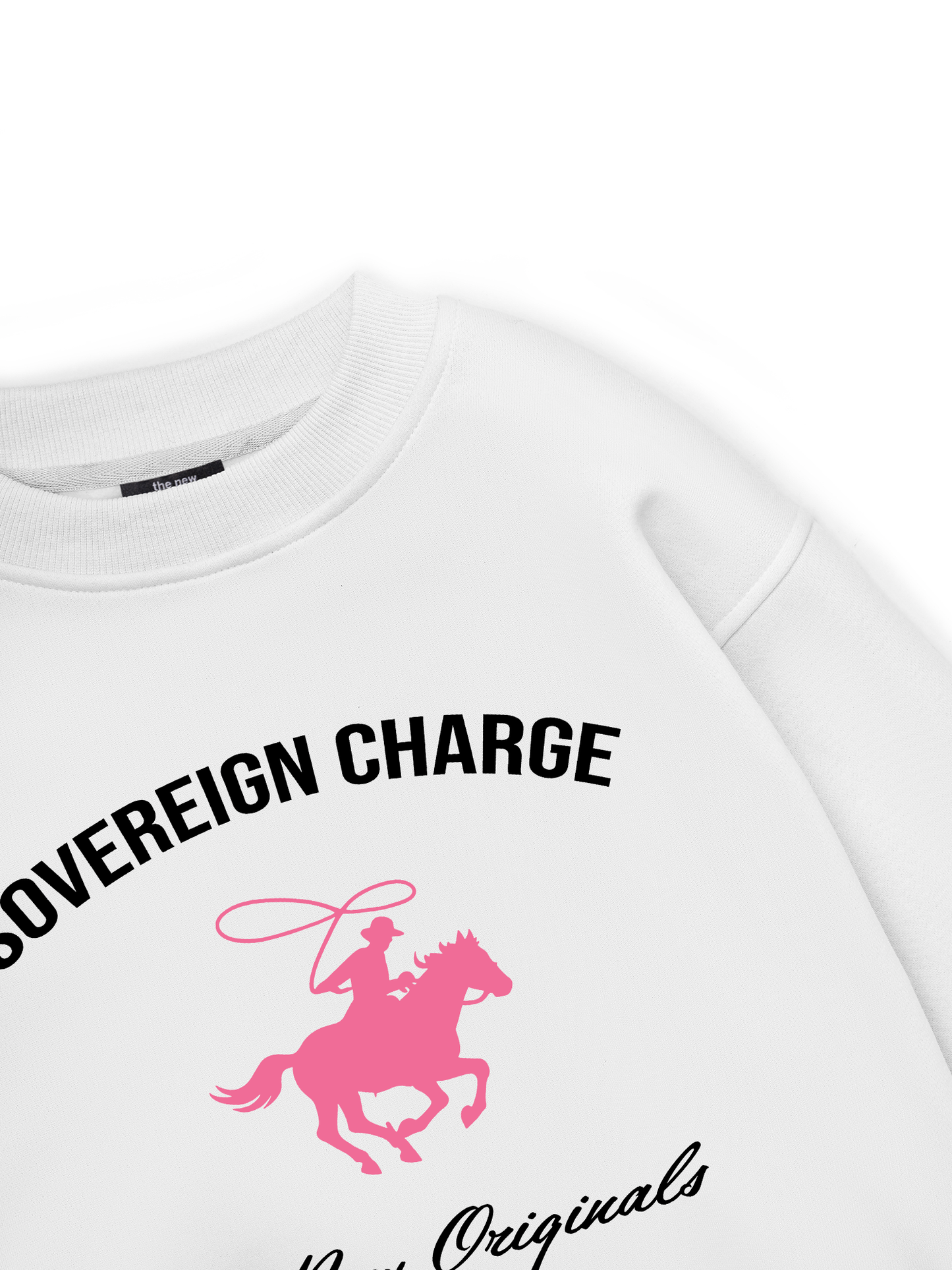 SOVERREIGN CHARGE PINK HORSE Sweater