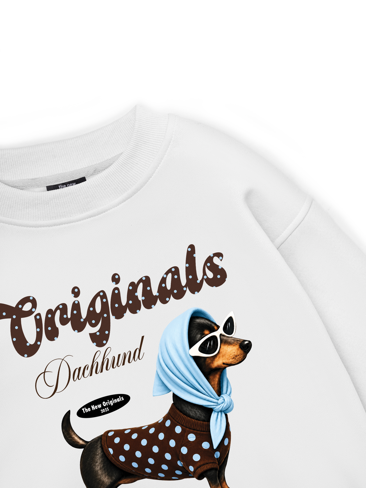 Polka Tiffany Dachhund Sweater