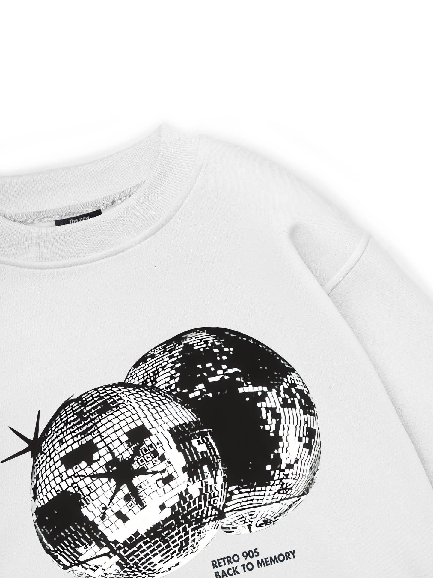 Retro 90s Disco Ball  Sweater