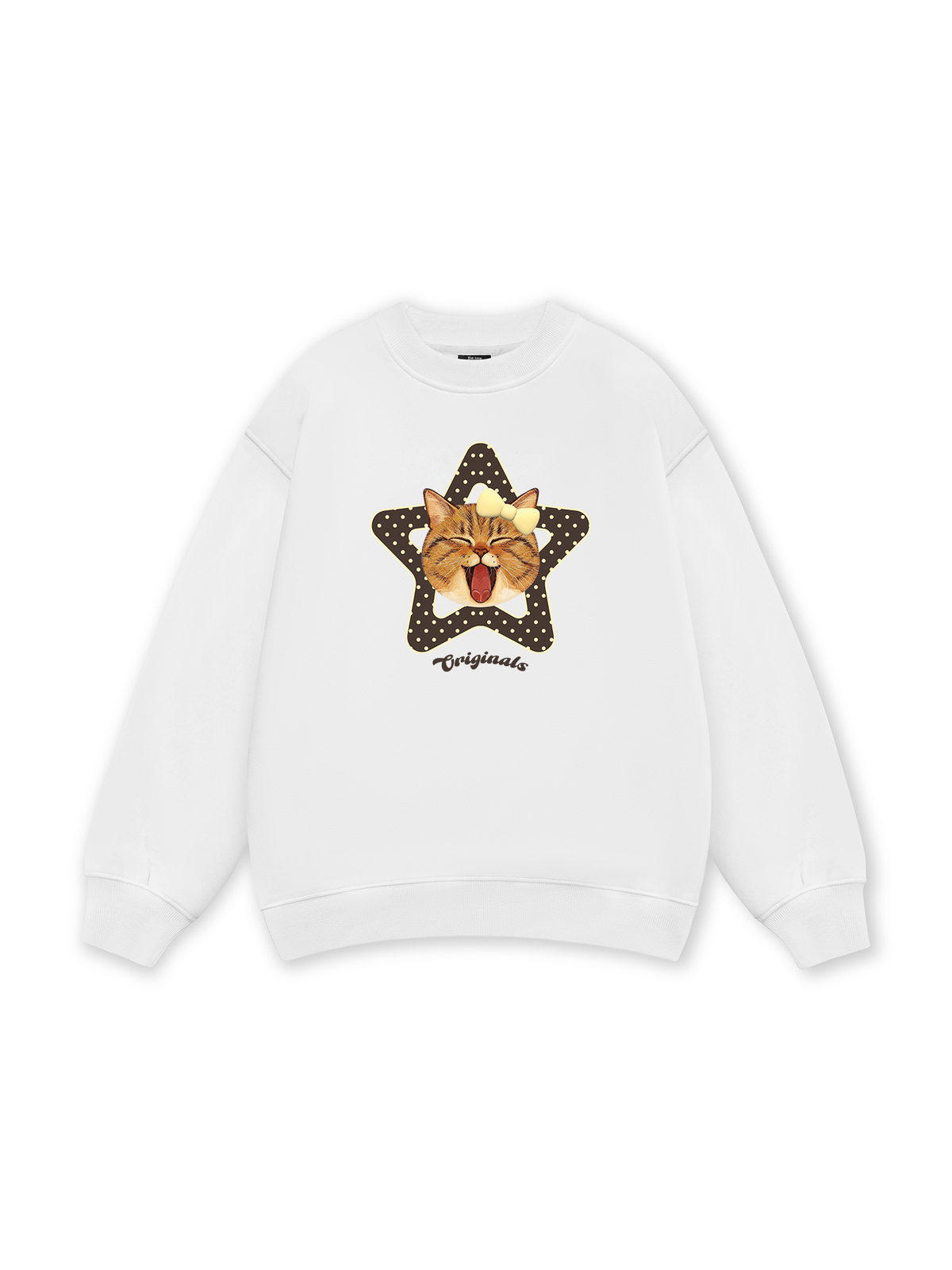 Cutie Girrl Star Meow Sweater