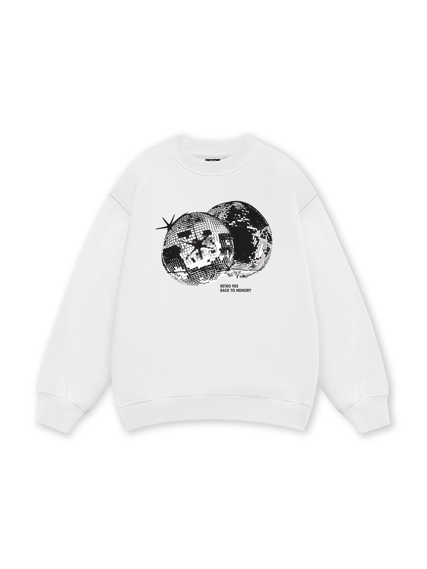 Retro 90s Disco Ball  Sweater