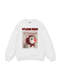 Red Vitamin Meow Sweater