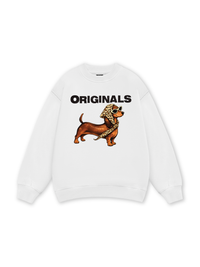 Retro Leopard Dashund Sweater
