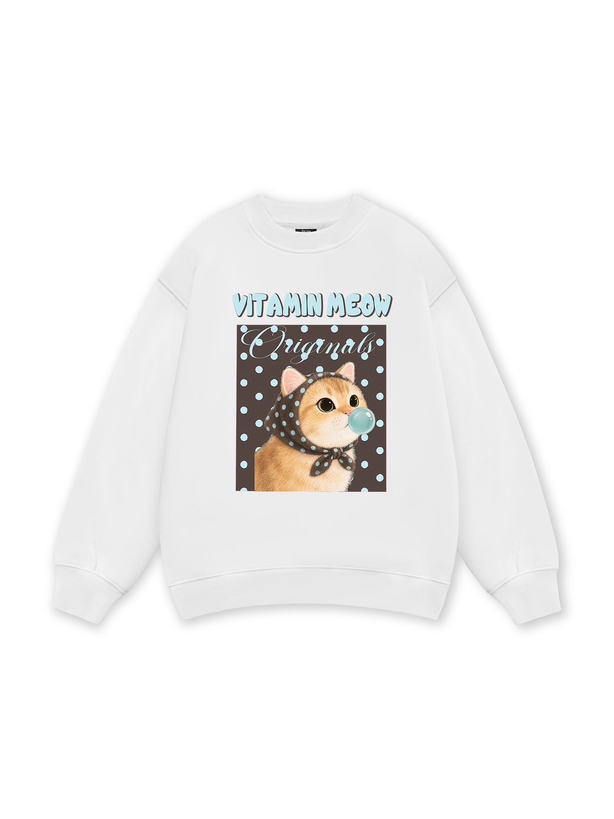 Vitamin Meow Blue Tiffany Sweater