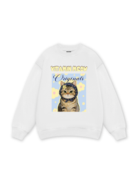 Cutie Vitamin Meow Yellow Flower Sweater