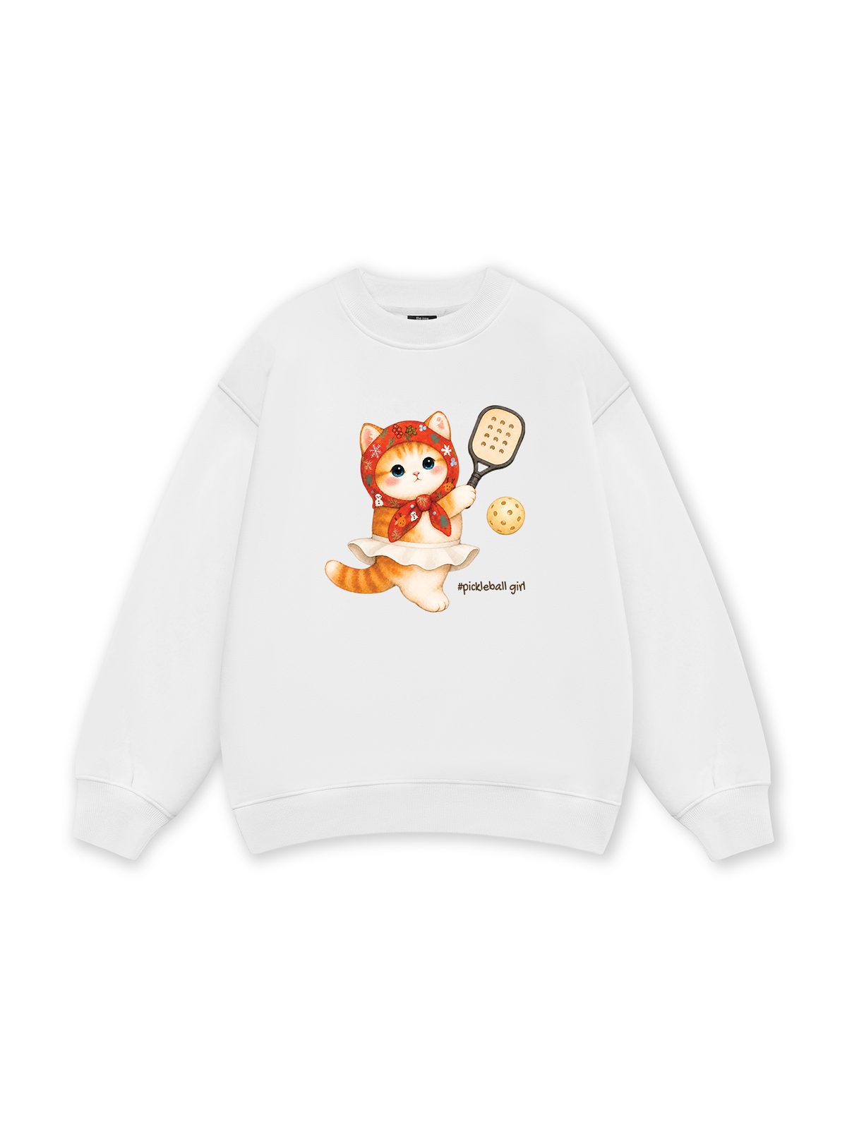Pickleball Girl Meow Sweater