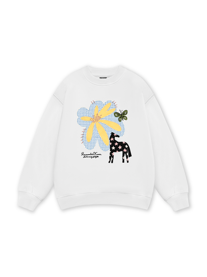 Flower With Horse Sweater