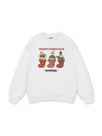 Winter Christmas Socks Sweater