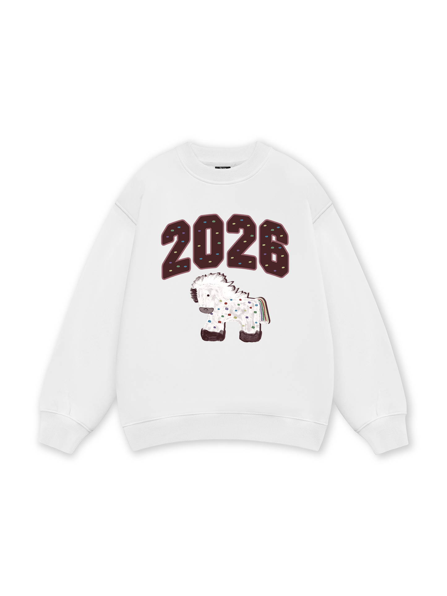 Cute Horse Brown Sweater