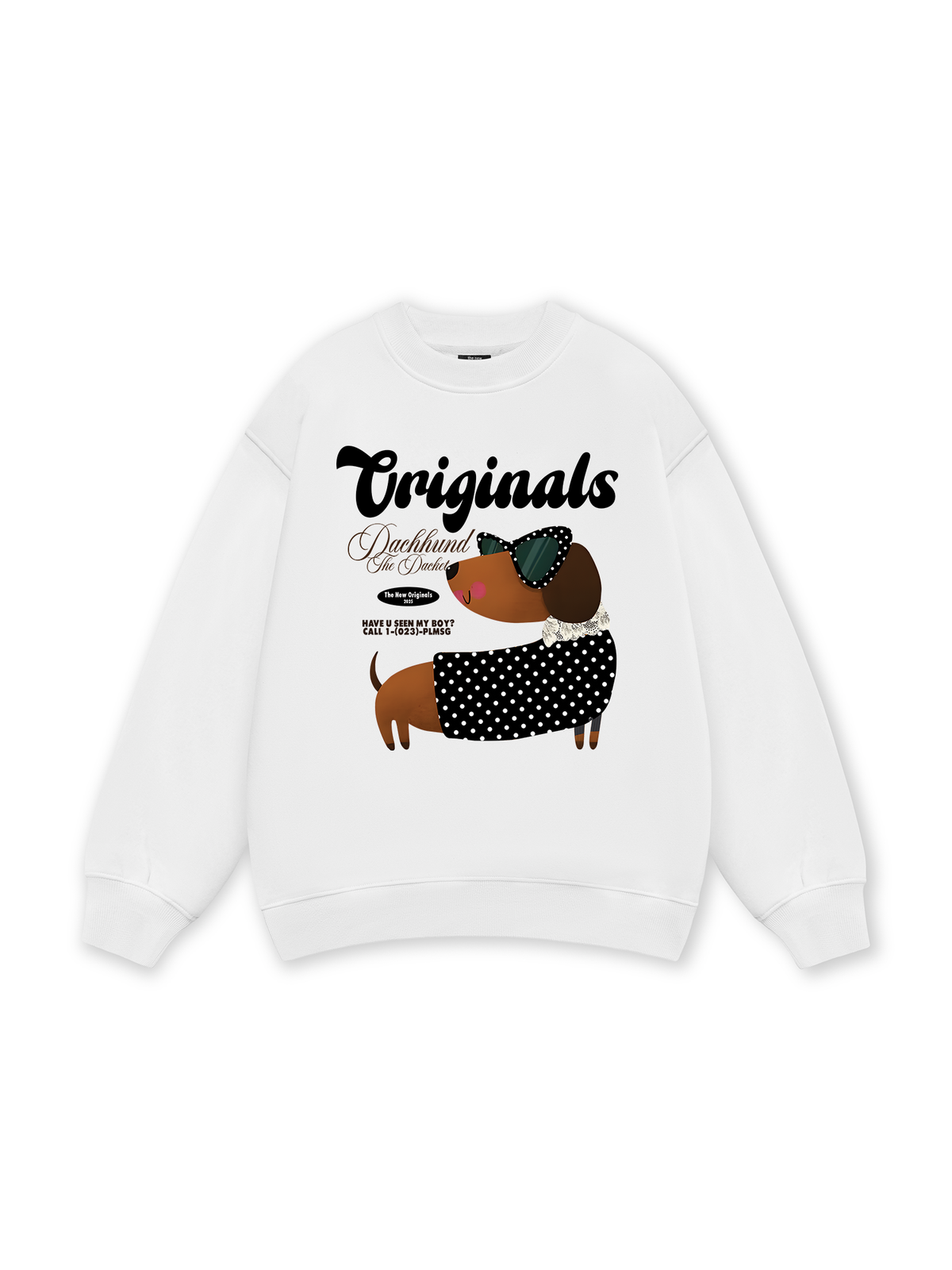 Anaimal Mood Dots Dachhund Sweater