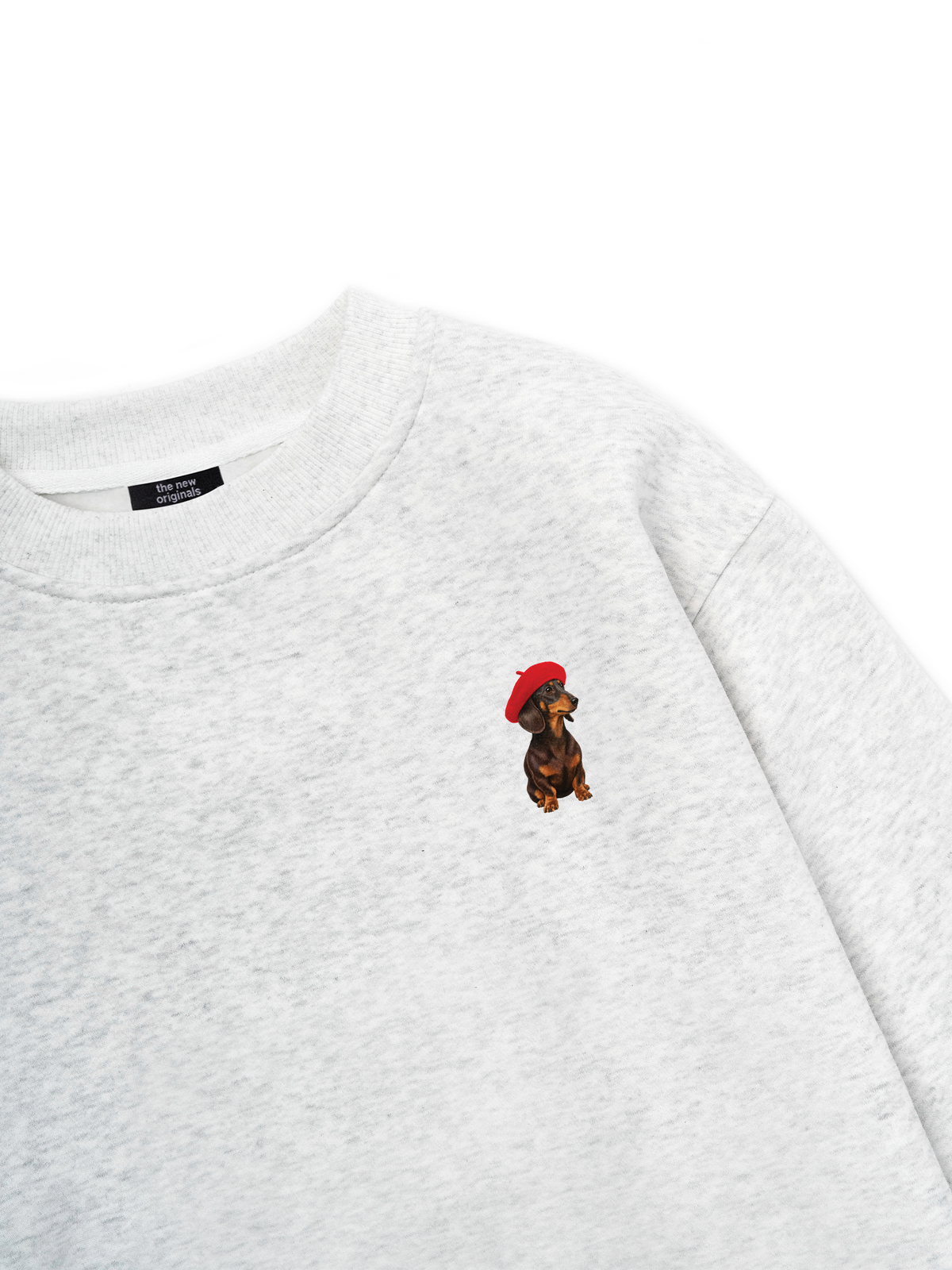 Dachshund With Red Beret Sweater