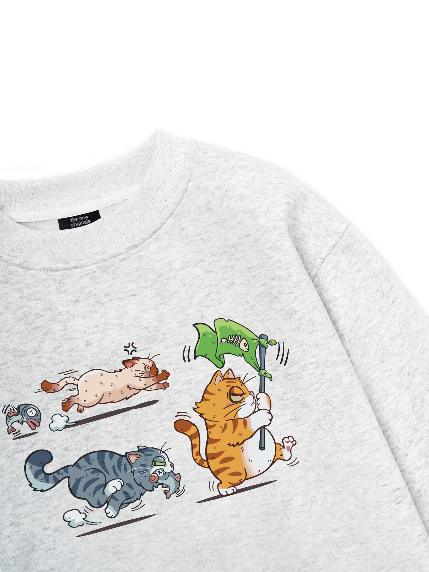Funny Cat Fishing  Sweater