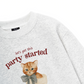 Xmas Cat Party Started Sweater