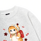 Pickleball Girl Meow Vitamin Meow Go School  Sweater