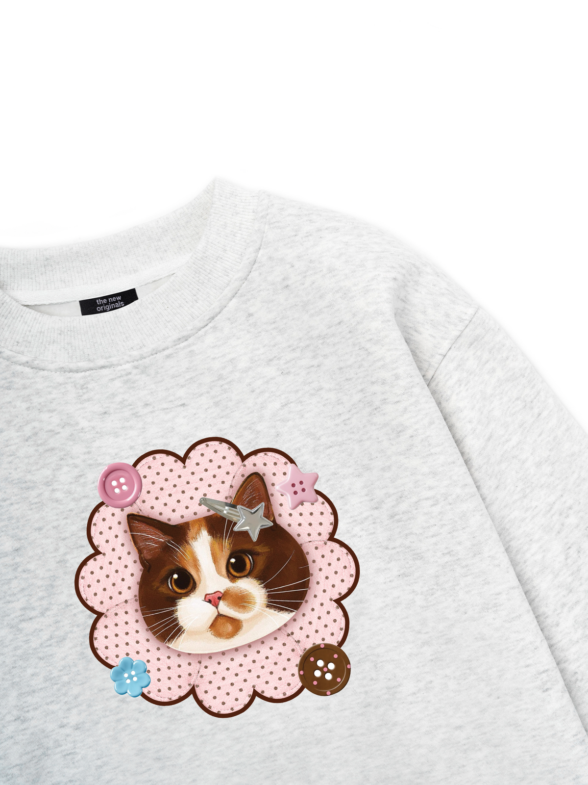 Cute Pink Flower Cat Sweater