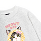 Meowy Cat Yellow Plaid Sweater