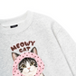 Meowy Cat Pink Polka Sweater
