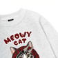 Meowy Cat Red Xmas Plaid Sweater
