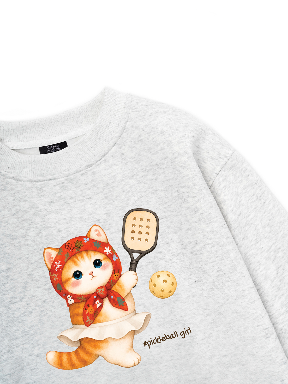 Pickleball Girl Meow Sweater