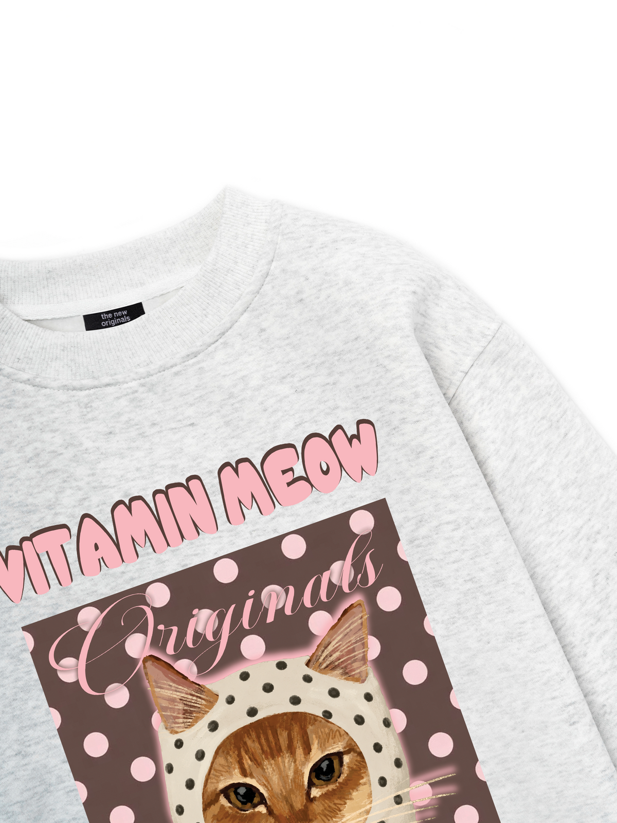 Pink Dotty Vitamin Meow Sweater