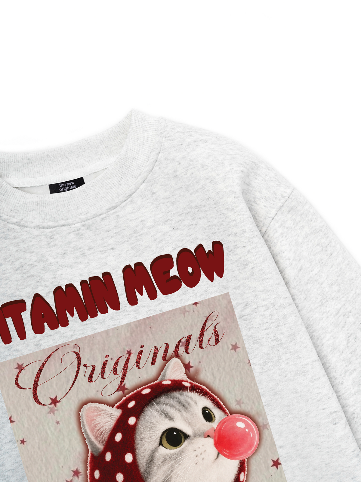 Red Vitamin Meow Sweater