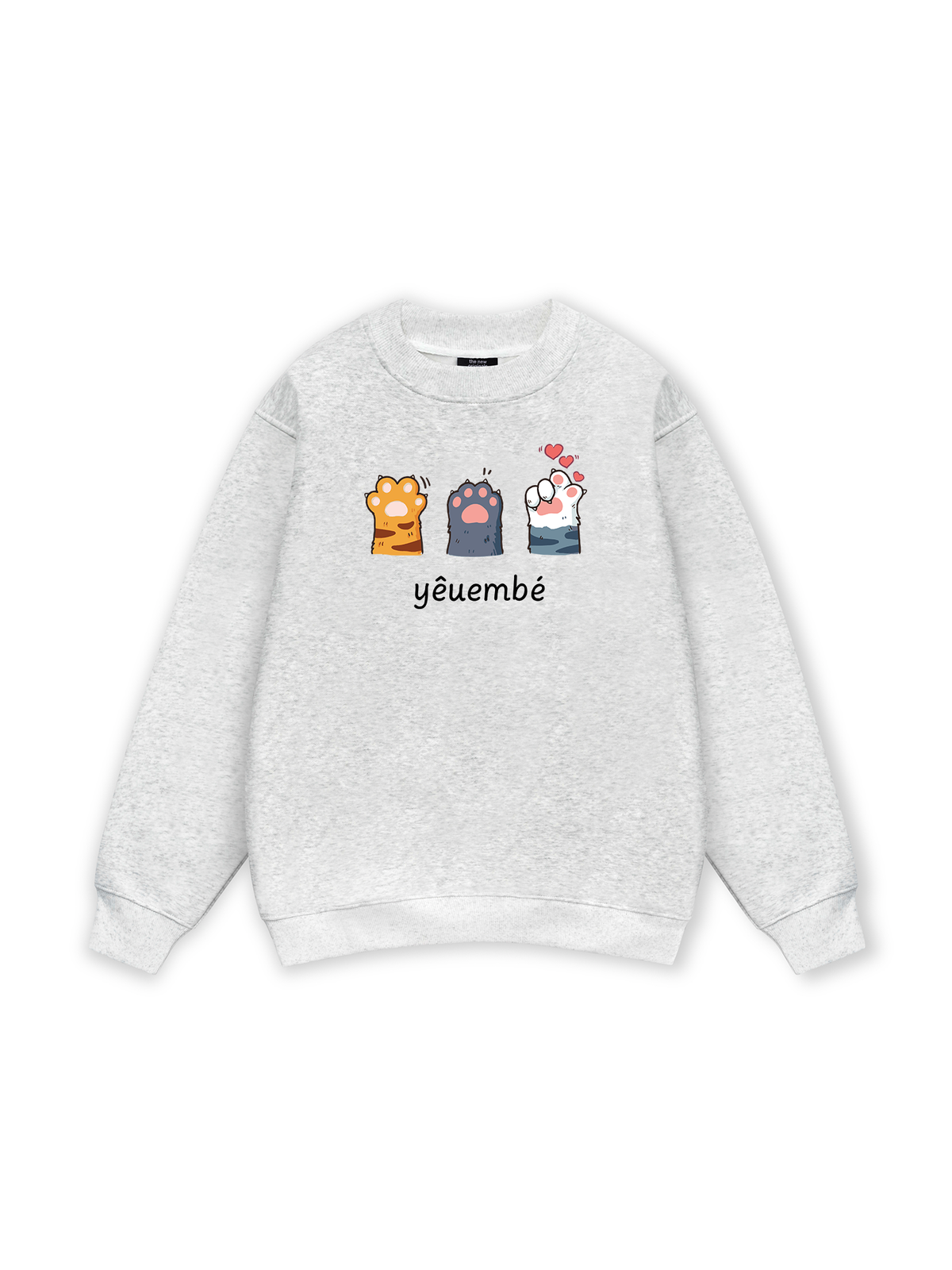 Cute Cat Hand Yeu Be Sweater