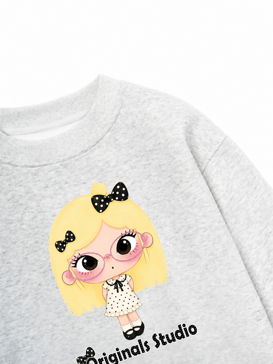 Cute Dotty Girl Sweater