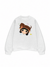 Cute Girl With Dachshund Sweater