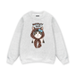 Meowy Cat Brown Sweater